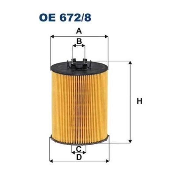 Olejový filtr FILTRON OE 672/8