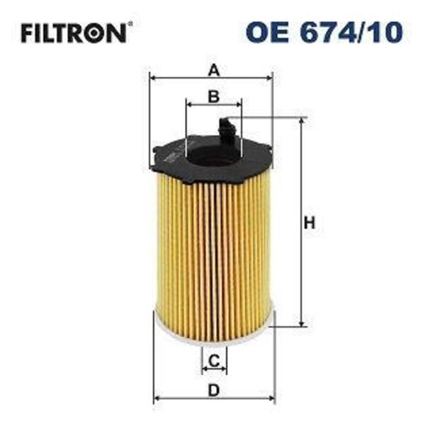 Olejový filtr FILTRON OE 674/10