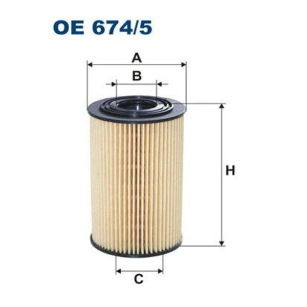 Olejový filtr FILTRON OE 674/5