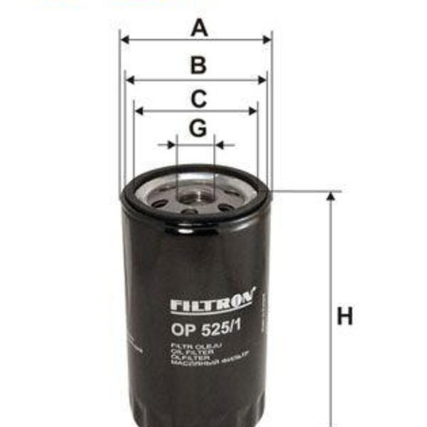 Olejový filtr FILTRON OP 525/1
