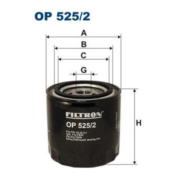 Olejový filtr FILTRON OP 525/2