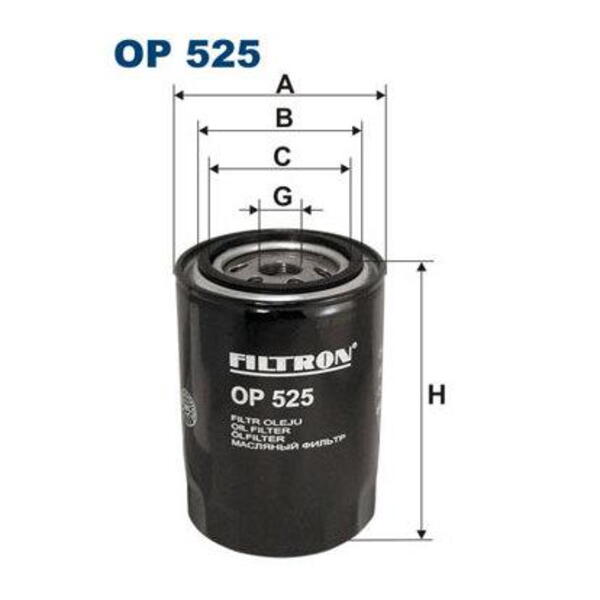 Olejový filtr FILTRON OP 525