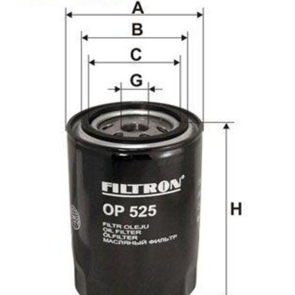 Olejový filtr FILTRON OP 525