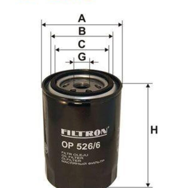Olejový filtr FILTRON OP 526/6
