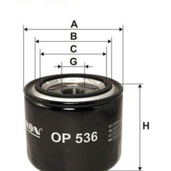 Olejový filtr FILTRON OP 536