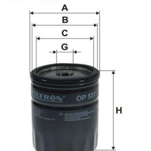Olejový filtr FILTRON OP 537