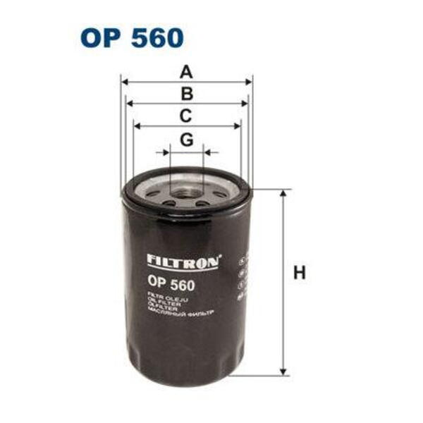 Olejový filtr FILTRON OP 560