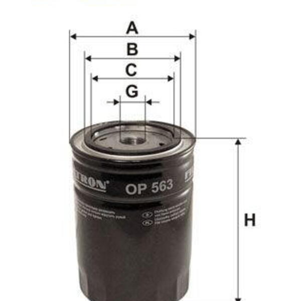 Olejový filtr FILTRON OP 563