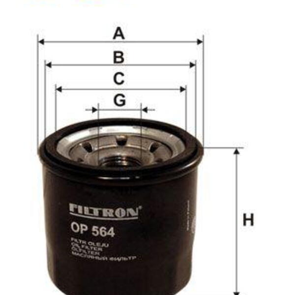 Olejový filtr FILTRON OP 564