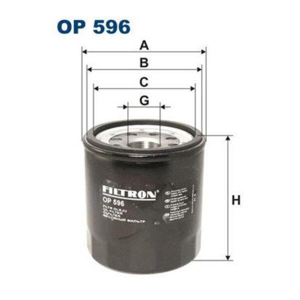 Olejový filtr FILTRON OP 596
