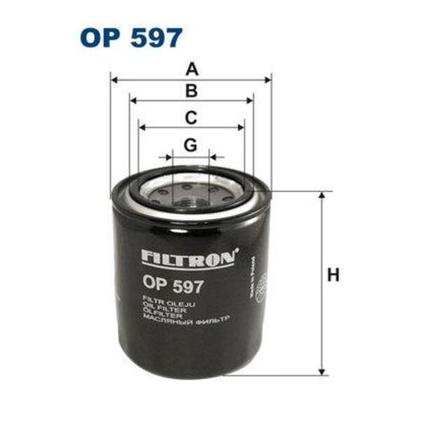 Olejový filtr FILTRON OP 597