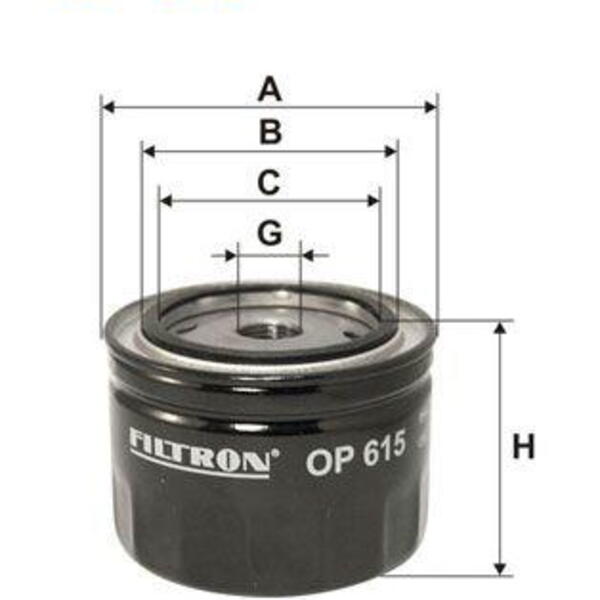 Olejový filtr FILTRON OP 615