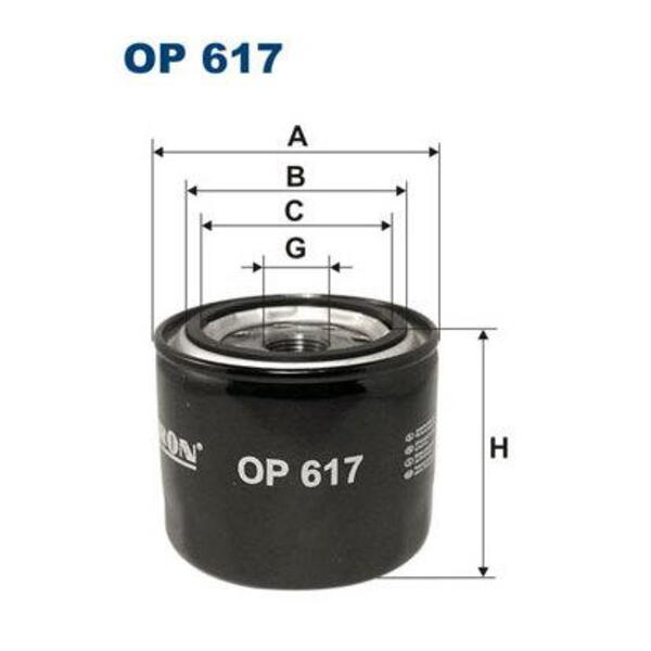 Olejový filtr FILTRON OP 617