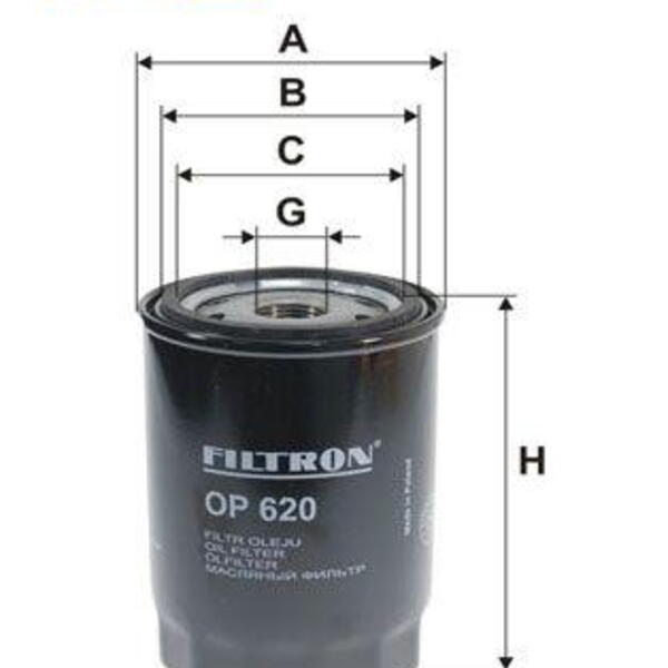 Olejový filtr FILTRON OP 620