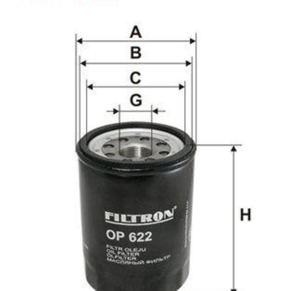 Olejový filtr FILTRON OP 622