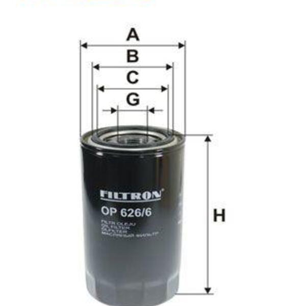 Olejový filtr FILTRON OP 626/6