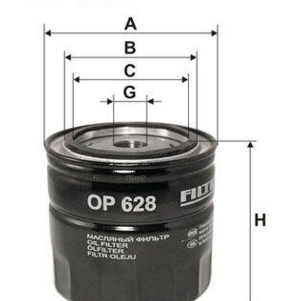 Olejový filtr FILTRON OP 628
