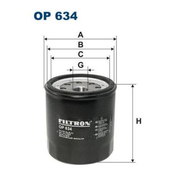 Olejový filtr FILTRON OP 634