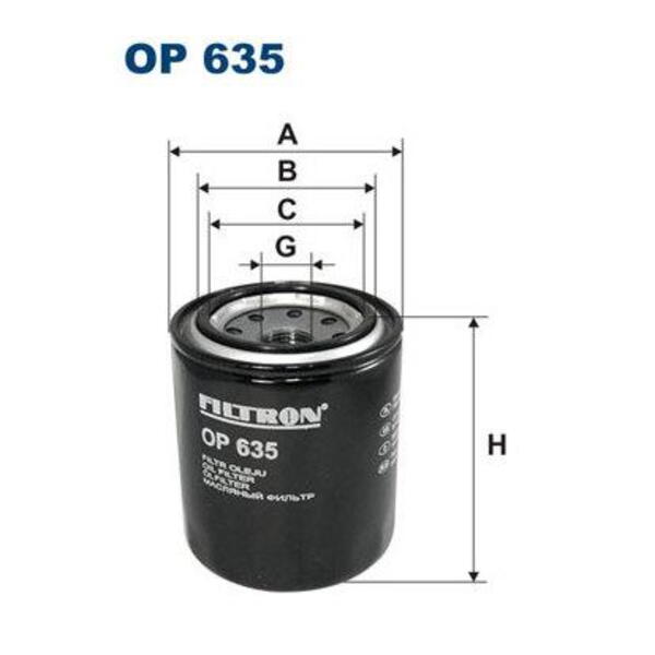 Olejový filtr FILTRON OP 635