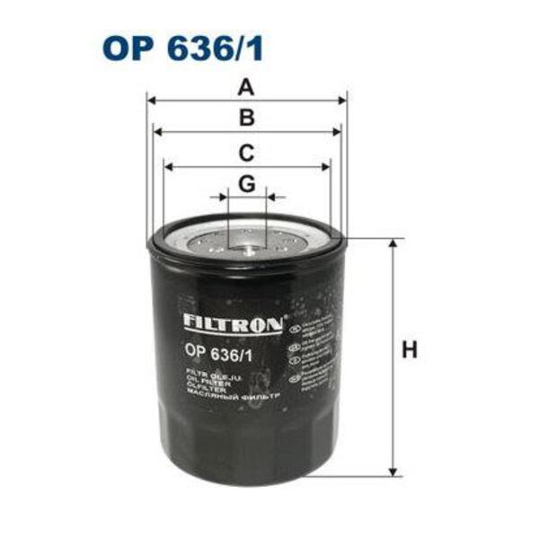 Olejový filtr FILTRON OP 636/1