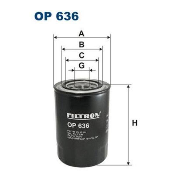Olejový filtr FILTRON OP 636