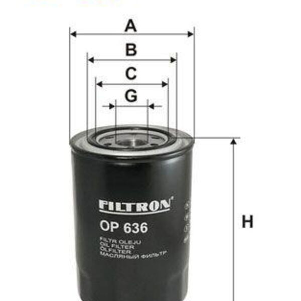 Olejový filtr FILTRON OP 636