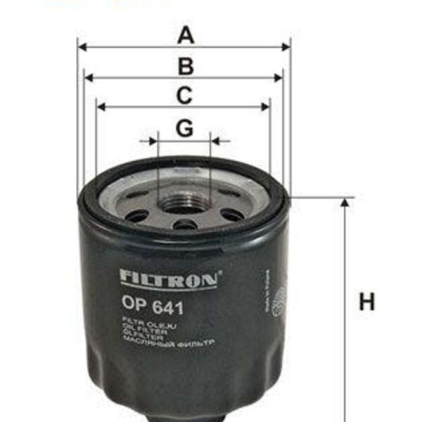 Olejový filtr FILTRON OP 641