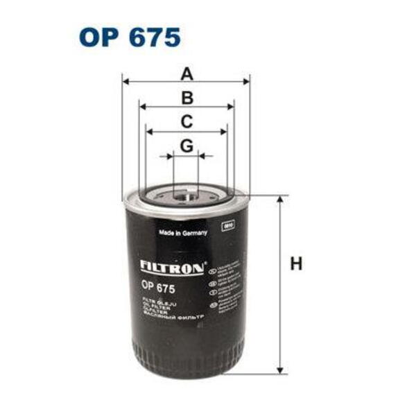 Olejový filtr FILTRON OP 675