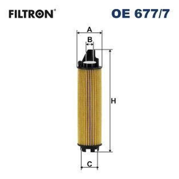Olejový filtr FILTRON paleta:648