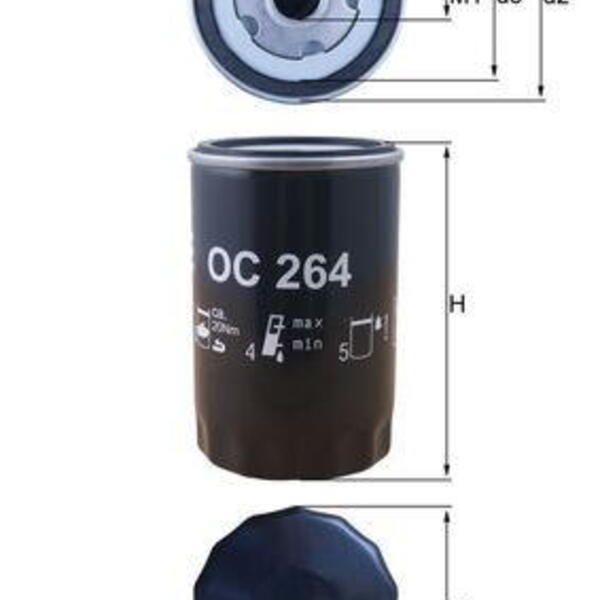Olejový filtr KNECHT OC 264