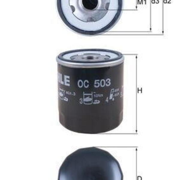 Olejový filtr KNECHT OC 503