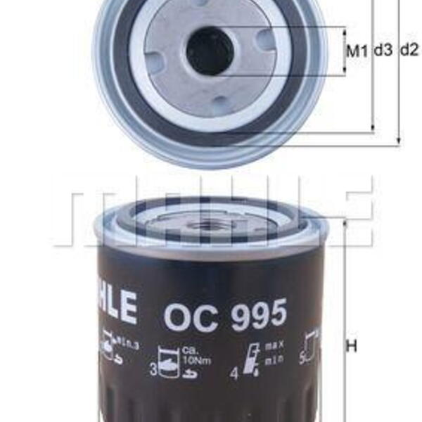 Olejový filtr KNECHT OC 995