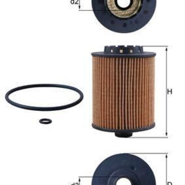 Olejový filtr KNECHT OX 1075D