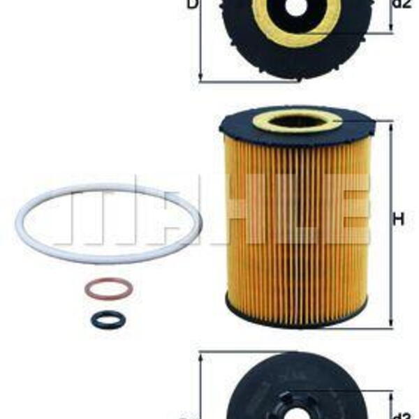 Olejový filtr KNECHT OX 636D