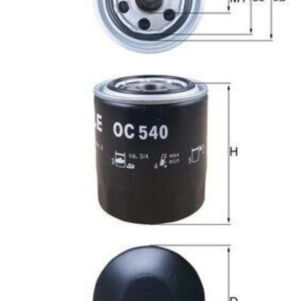 Olejový filtr MAHLE 70355146