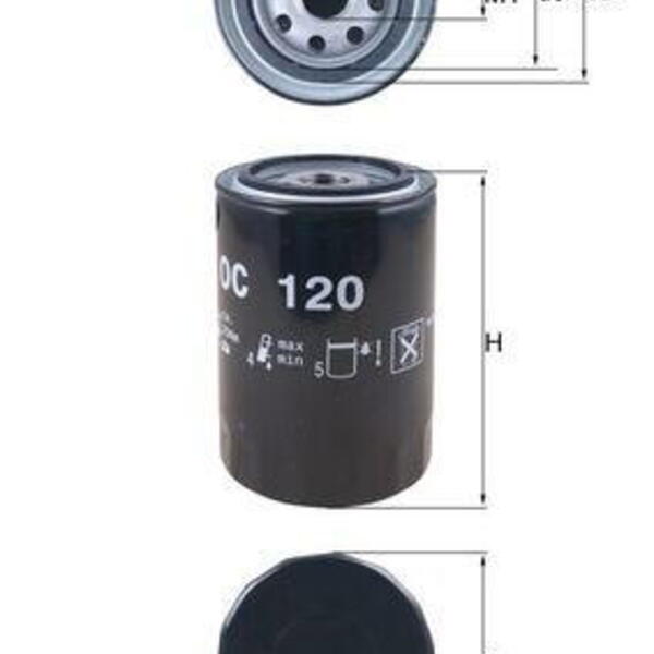 Olejový filtr MAHLE OC 120