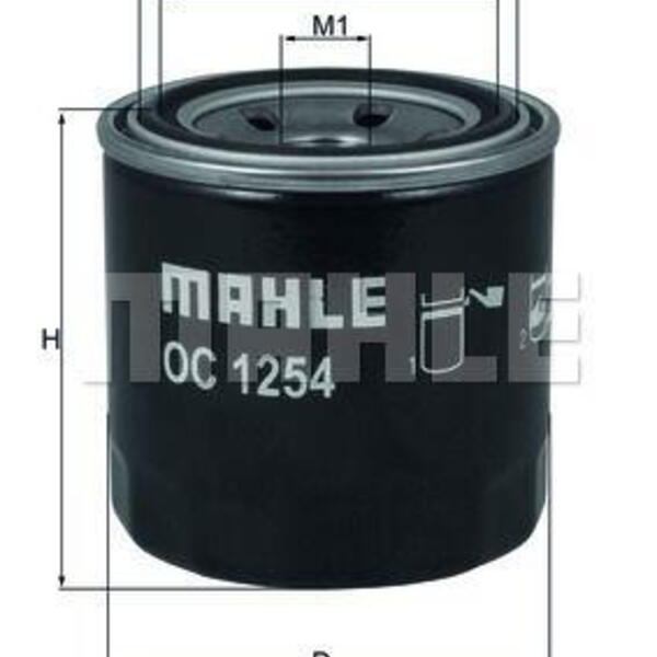 Olejový filtr MAHLE OC 1254 OC 1254