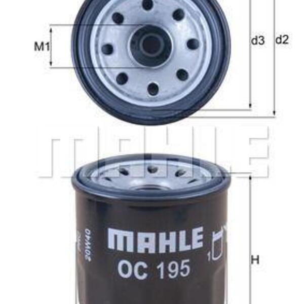 Olejový filtr MAHLE OC 195 OC 195