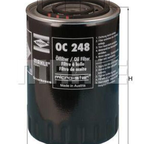 Olejový filtr MAHLE OC 248 OC 248