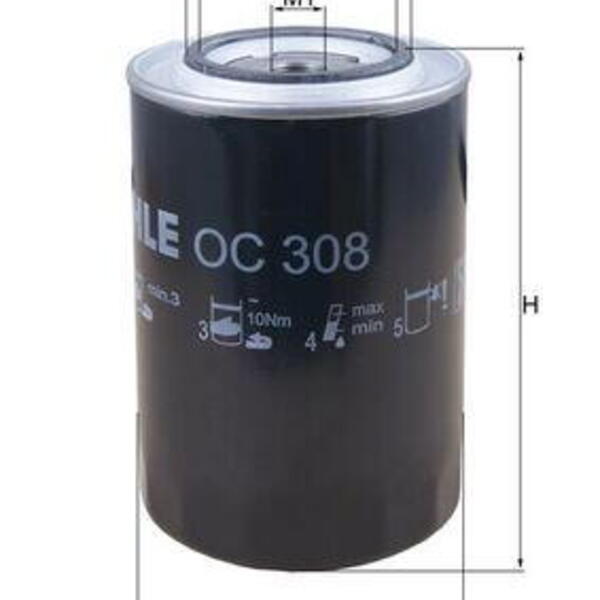 Olejový filtr MAHLE OC 308