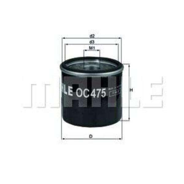 Olejový filtr MAHLE OC 475 OC 475
