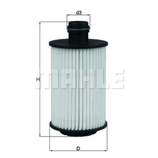 Olejový filtr MAHLE OX 1012D