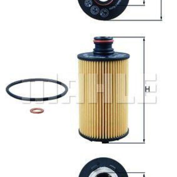Olejový filtr MAHLE OX 1141D