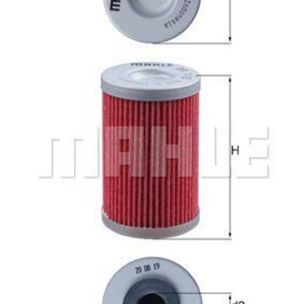 Olejový filtr MAHLE OX 115