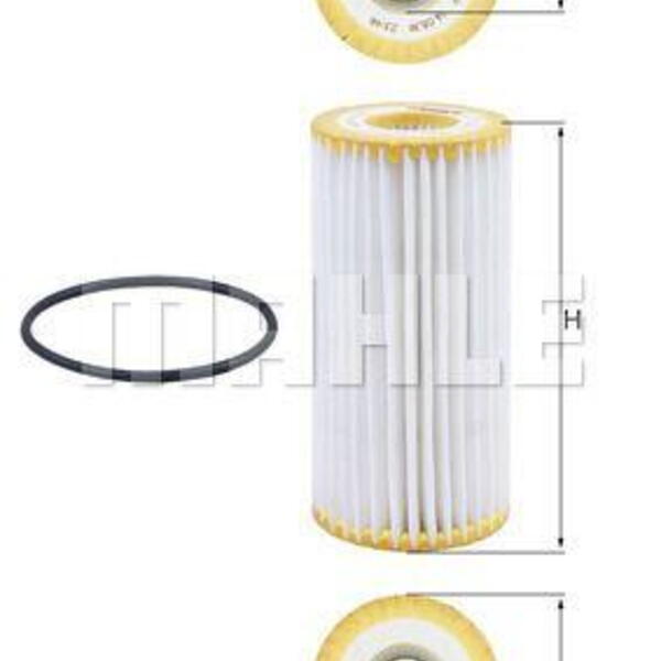 Olejový filtr MAHLE OX 1217D