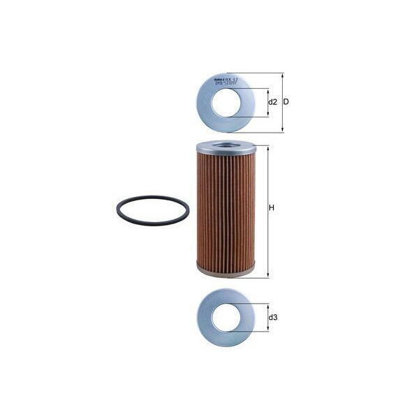 Olejový filtr MAHLE OX 12D