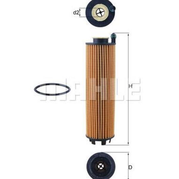 Olejový filtr MAHLE OX 1301D