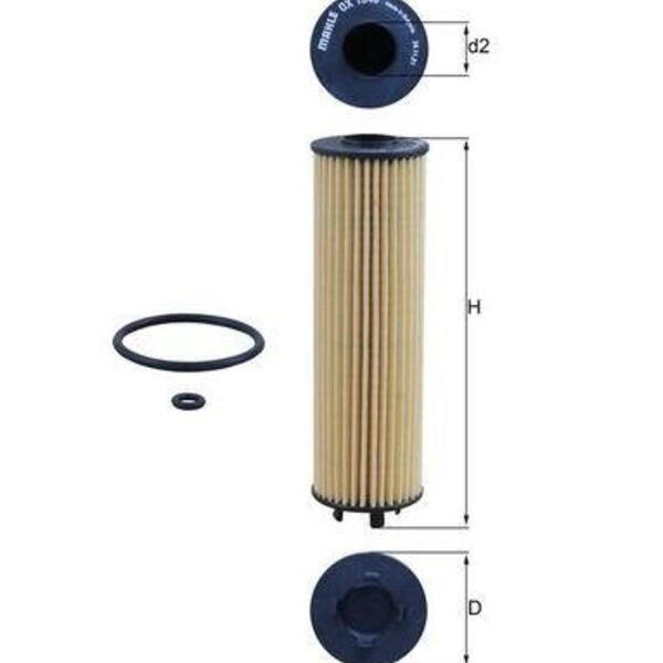 Olejový filtr MAHLE OX 1340D