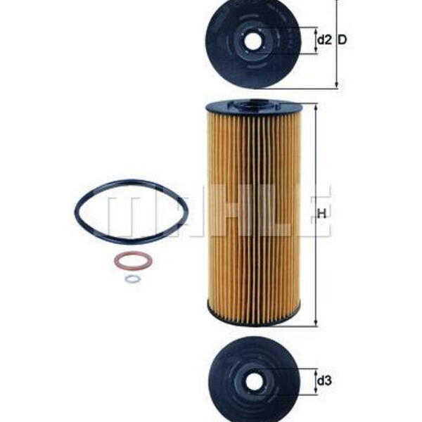 Olejový filtr MAHLE OX 137D
