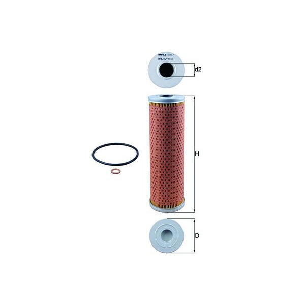 Olejový filtr MAHLE OX 147D